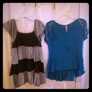 2 Girls fashion tops